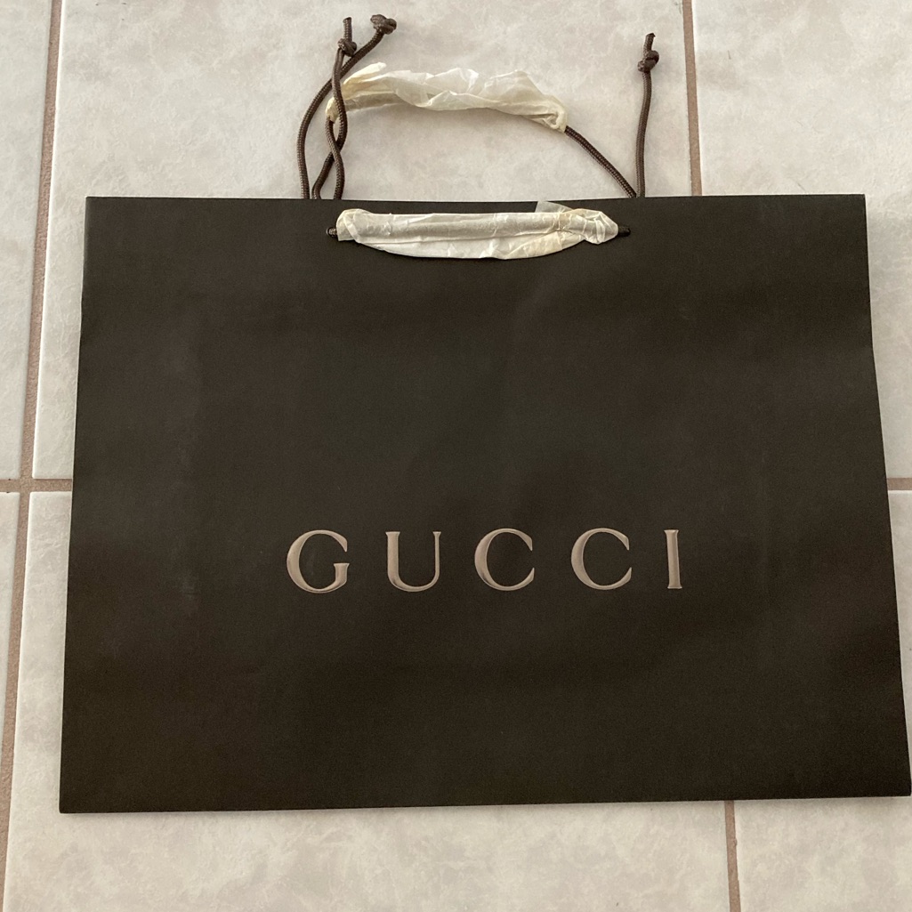 Gucci New Unused Authentic 2013 Gucci Shopping Bag 19 By 14 X Large
